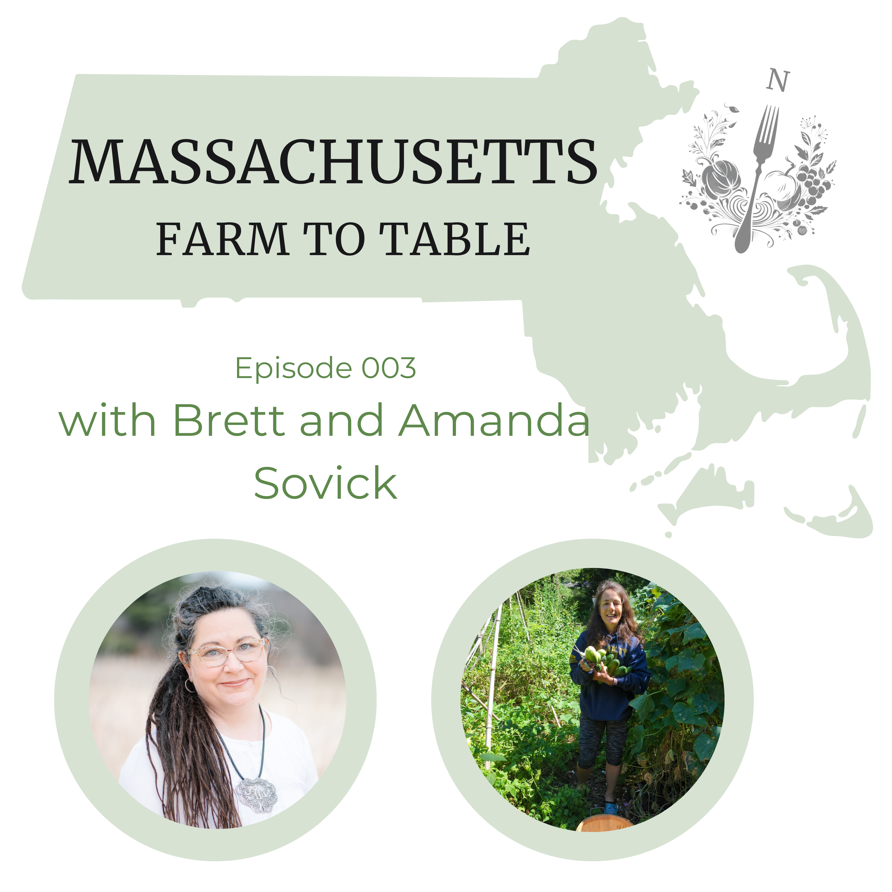 Massachusetts Farm to Table Podcast, Episode 003: Amanda and Brett Sovick of DeLorenzo Farm
